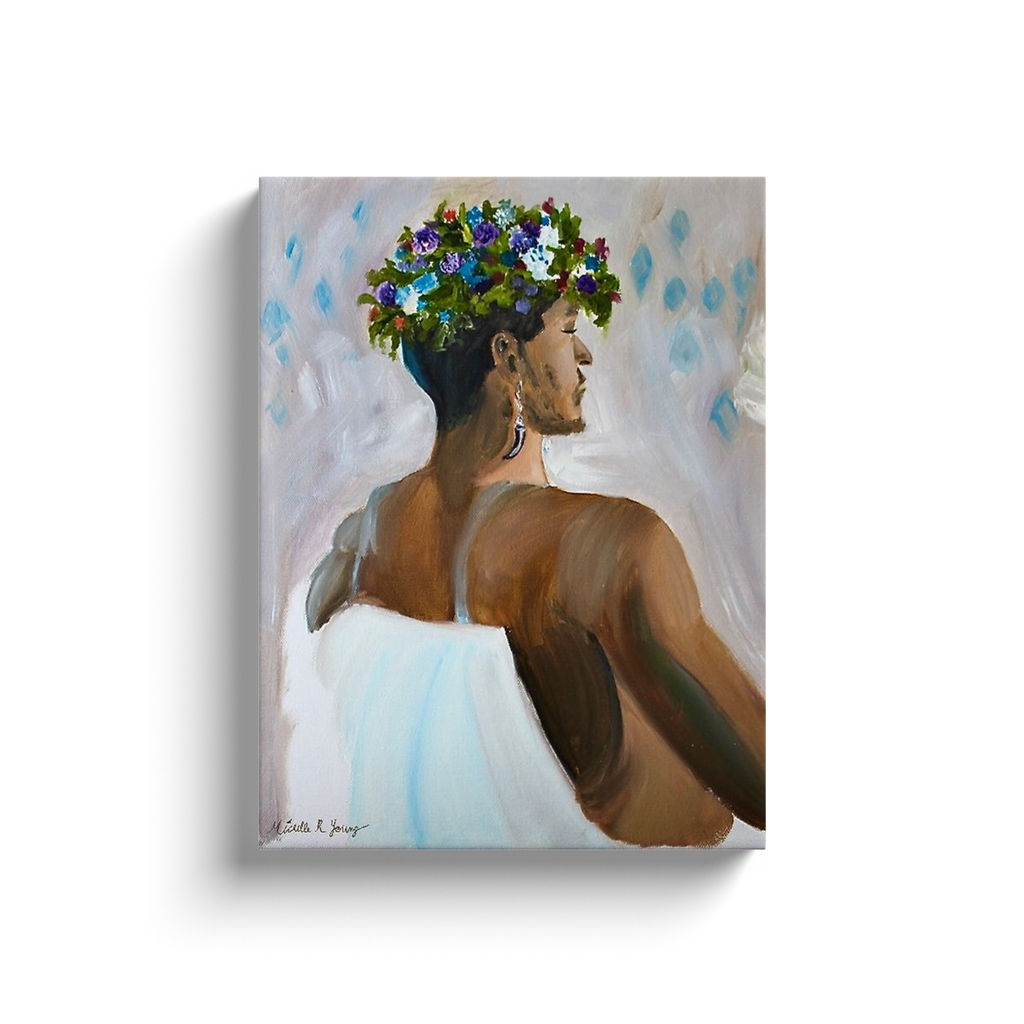Flower King Canvas Wraps