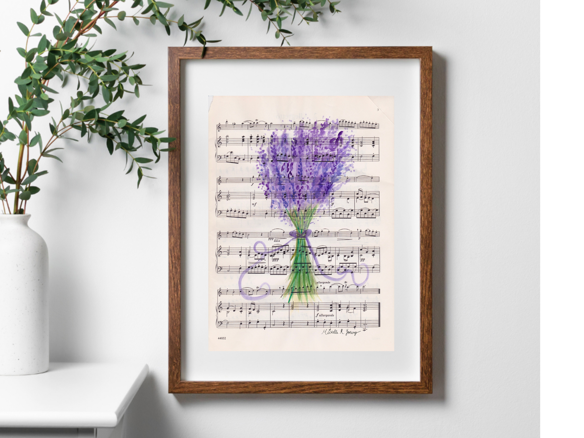 Lavender bouquet Sheet Music