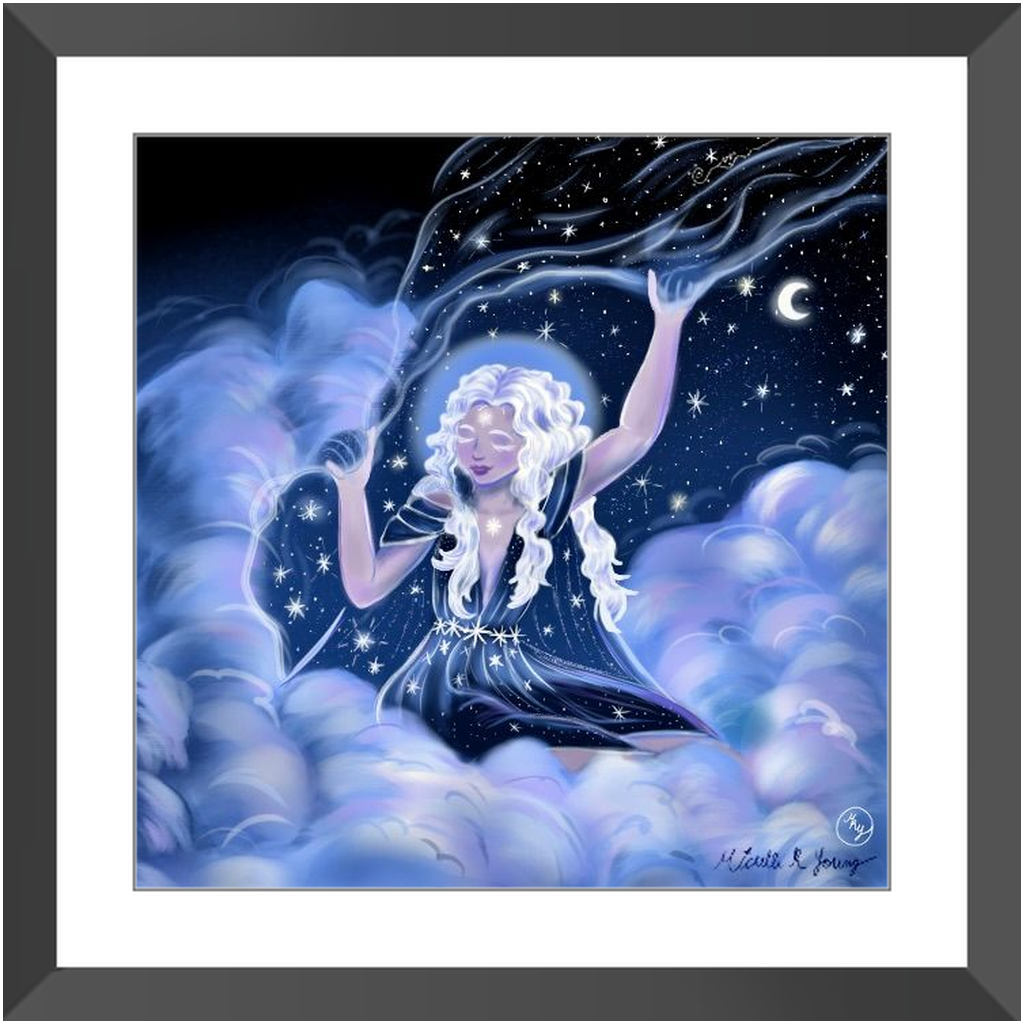 Astrea the Star Maiden Framed Art Prints