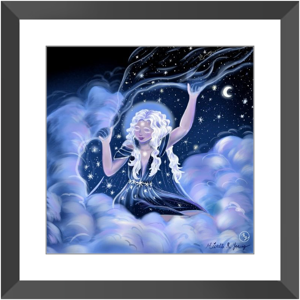 Astrea the Star Maiden Framed Art Prints