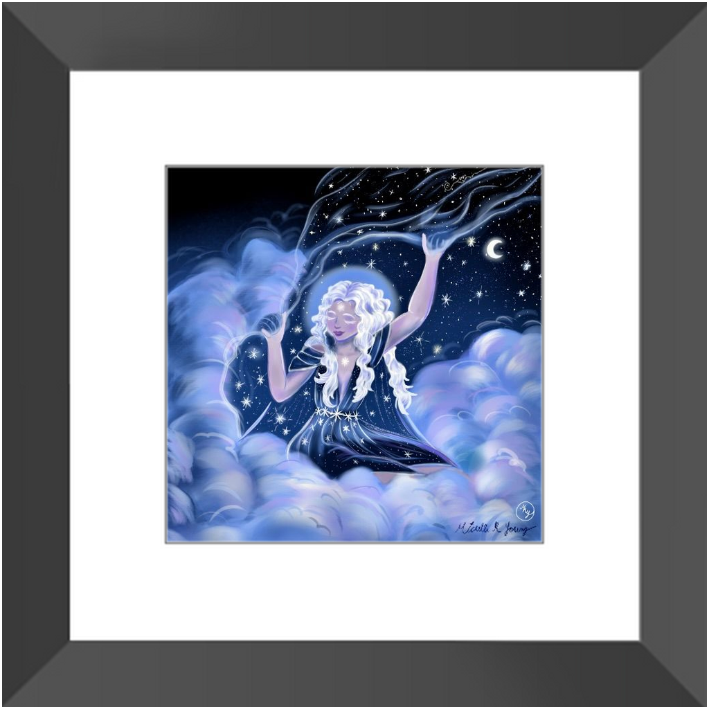 Astrea the Star Maiden Framed Art Prints