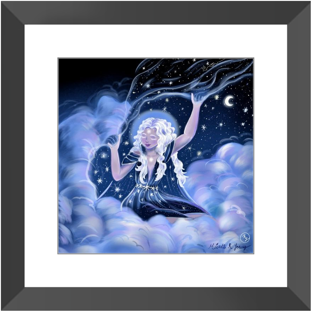 Astrea the Star Maiden Framed Art Prints