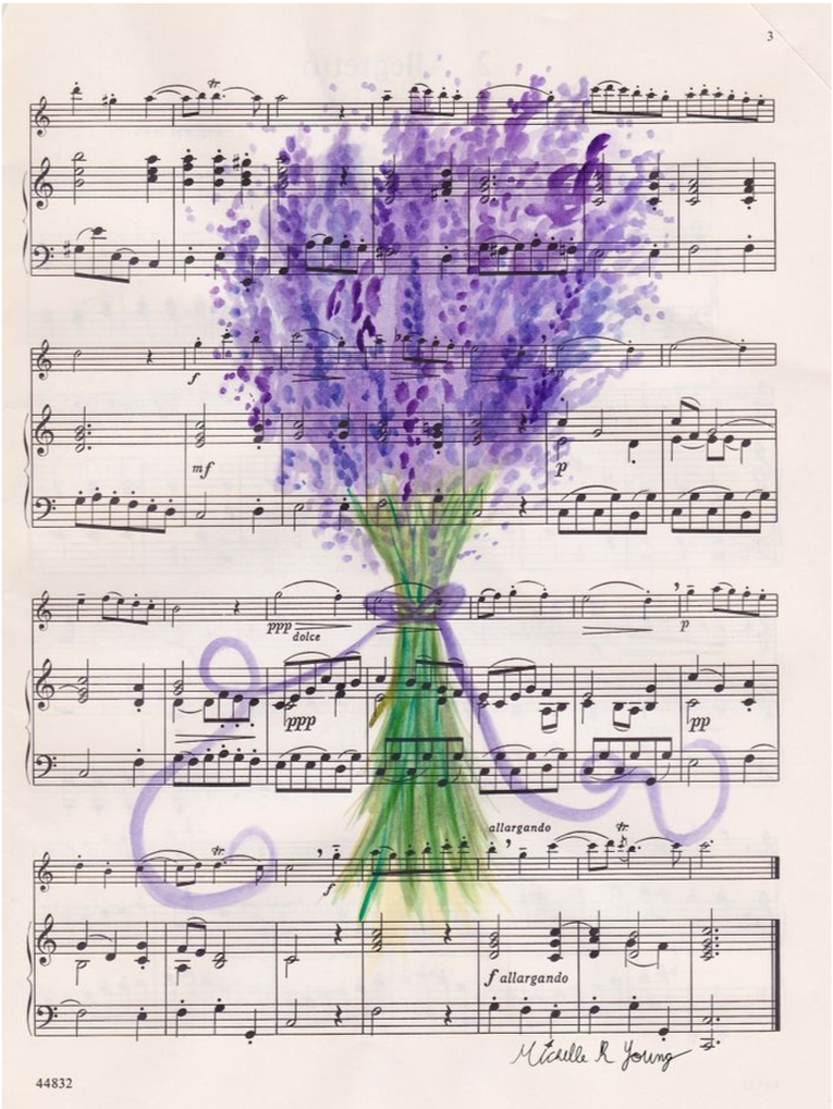 Lavender bouquet Sheet Music