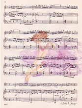 Load image into Gallery viewer, Ballerina tying her Pointe shoes Sheet Music
