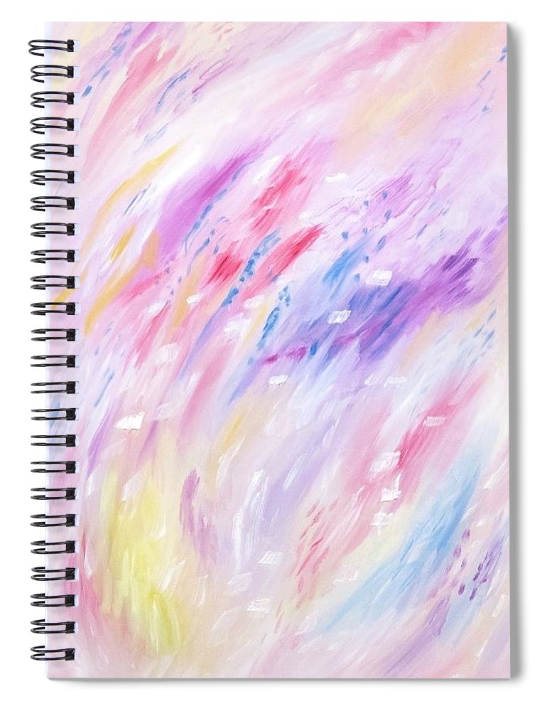 Pink Abstract Passion - Spiral Notebook