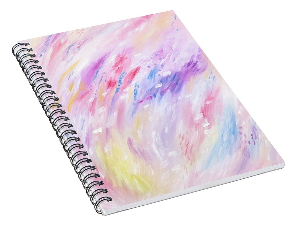 Pink Abstract Passion - Spiral Notebook