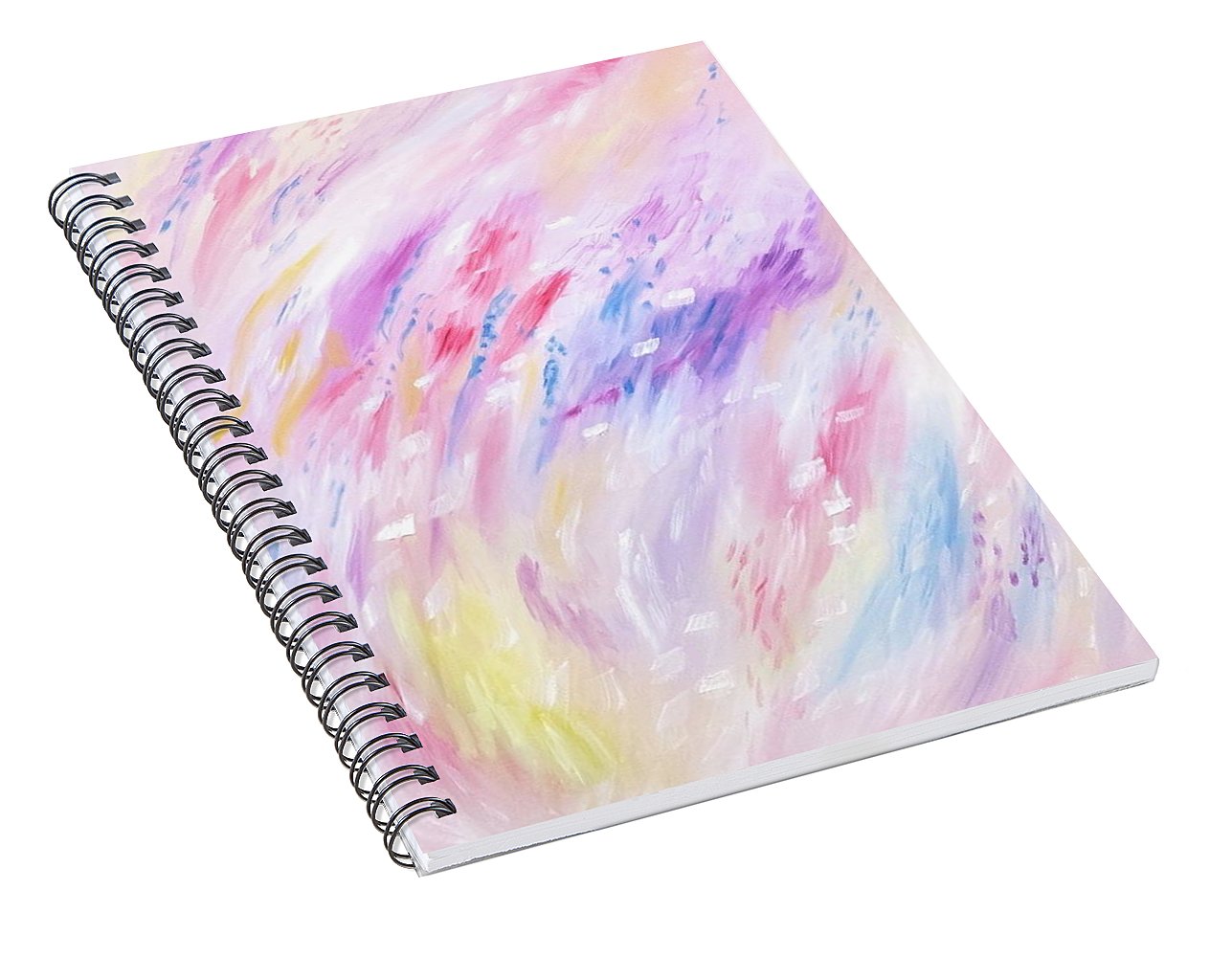 Pink Abstract Passion - Spiral Notebook
