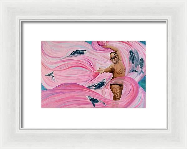 Breast Cancer Warrior - Framed Print