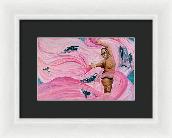 Breast Cancer Warrior - Framed Print