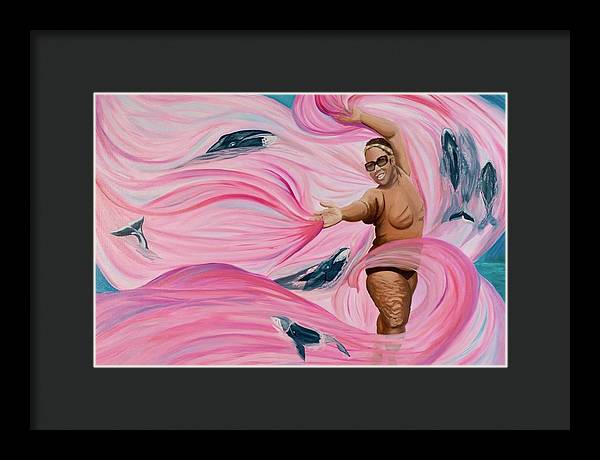 Breast Cancer Warrior - Framed Print
