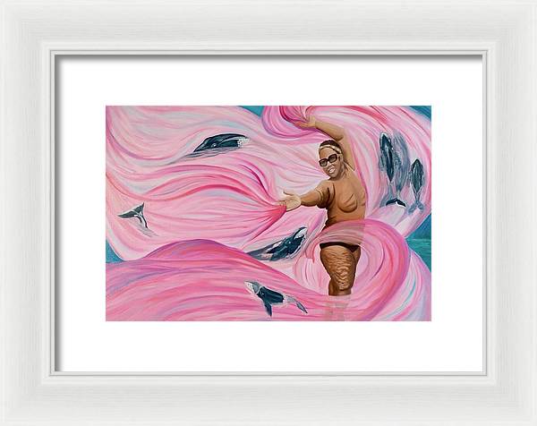 Breast Cancer Warrior - Framed Print