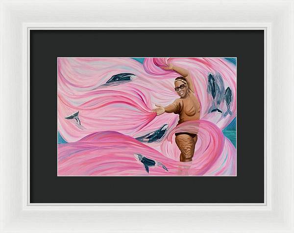 Breast Cancer Warrior - Framed Print