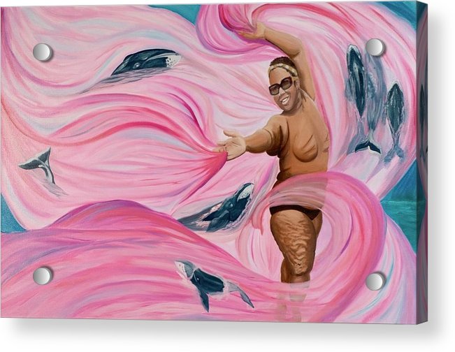 Breast Cancer Warrior - Acrylic Print