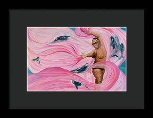 Breast Cancer Warrior - Framed Print