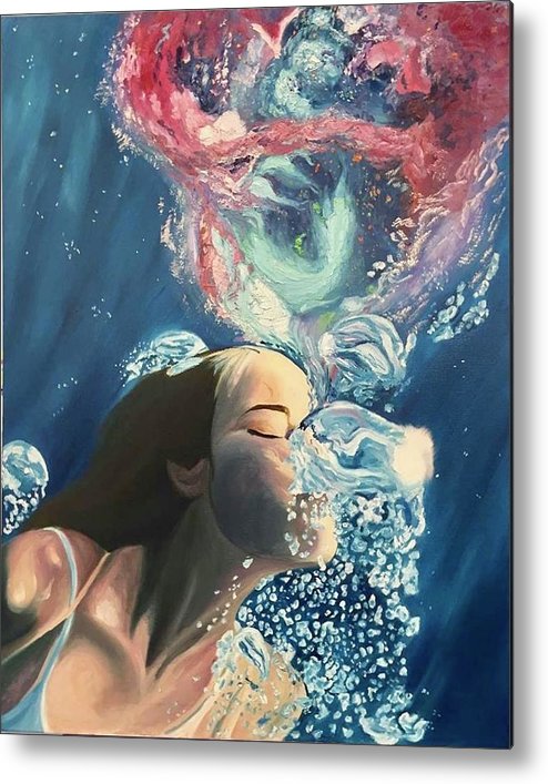 Breath Out  - Metal Print