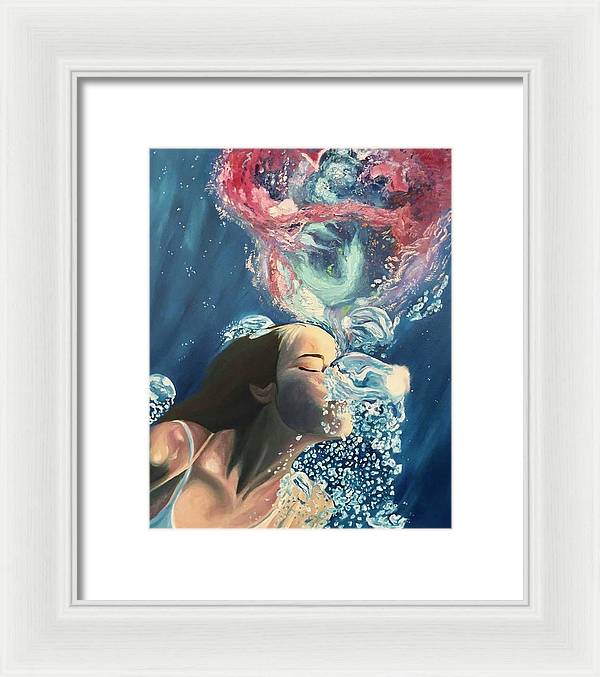 Breath Out  - Framed Print