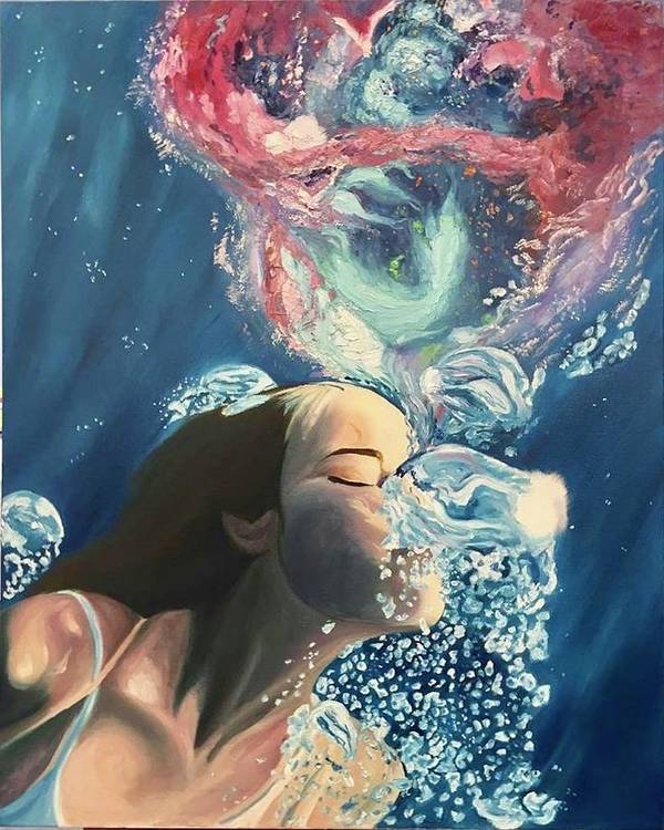 Breath Out  - Art Print