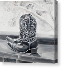 Load image into Gallery viewer, BW boots - Canvas Print
