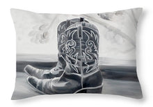 Load image into Gallery viewer, BW boots - Throw Pillow
