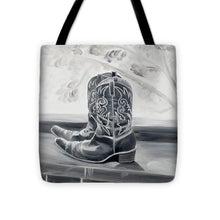 Load image into Gallery viewer, BW boots - Tote Bag
