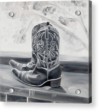 Load image into Gallery viewer, BW boots - Acrylic Print
