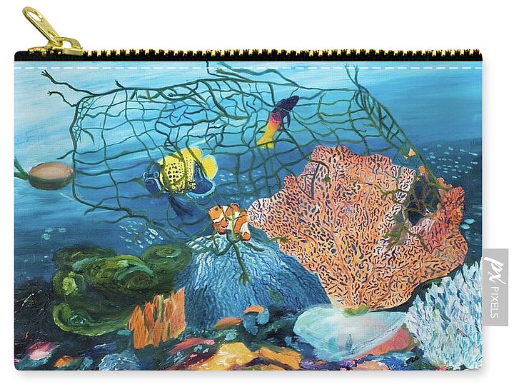 Caught in coral - Carry-All Pouch