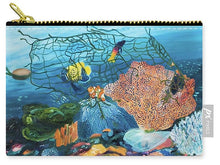 Load image into Gallery viewer, Caught in coral - Carry-All Pouch
