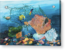 Load image into Gallery viewer, Caught in coral - Acrylic Print
