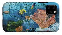 Load image into Gallery viewer, Caught in coral - Phone Case
