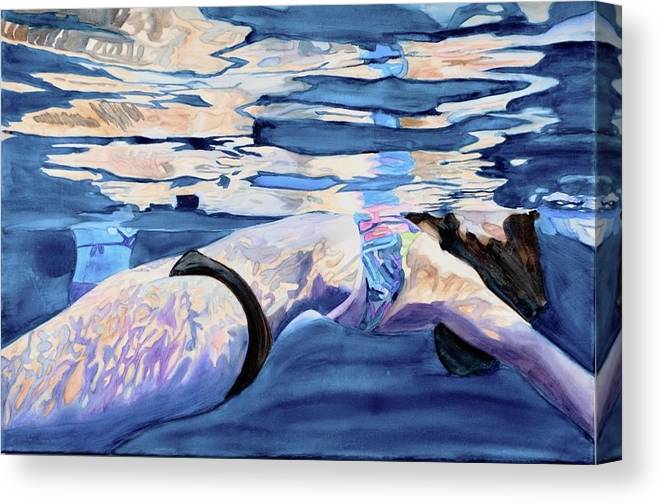 Floating Away  - Canvas Print
