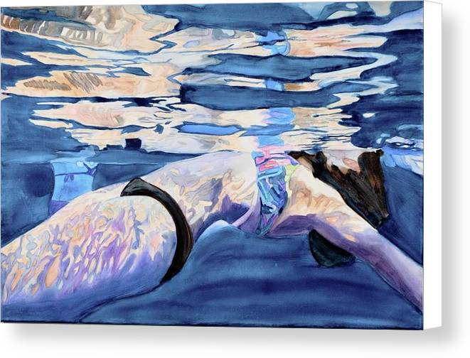 Floating Away  - Canvas Print