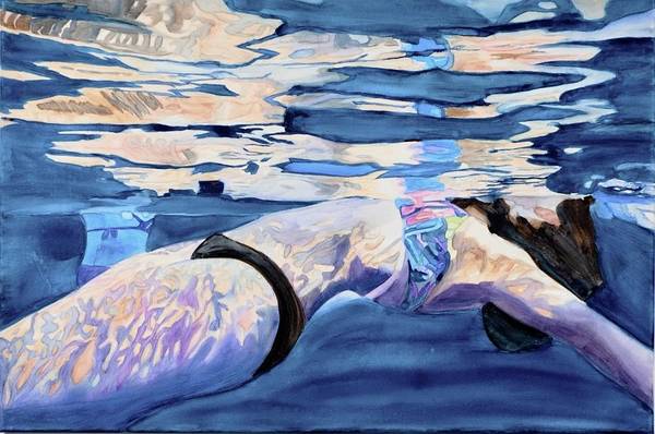 Floating Away  - Art Print