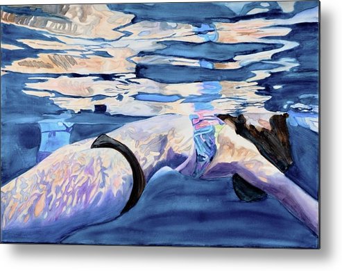 Floating Away  - Metal Print