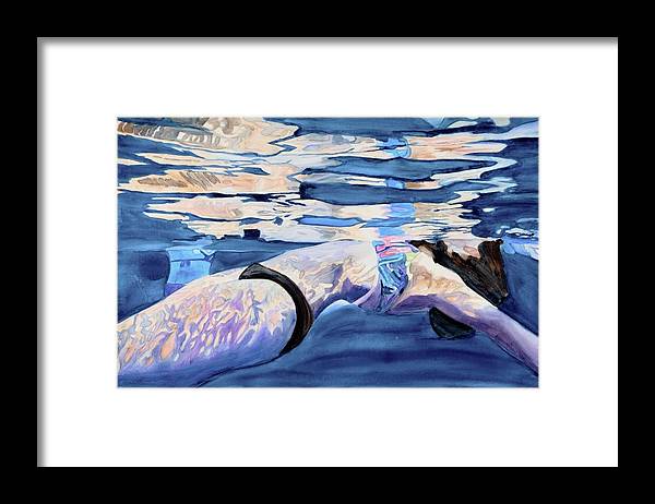 Floating Away  - Framed Print