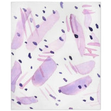 Load image into Gallery viewer, Minky Blankets, Purple Blanket, Blanket, Soft Blanket, Blanket Patterns, Double Sided Blanket, Minky, Puple Abstract Blanket, Blankets
