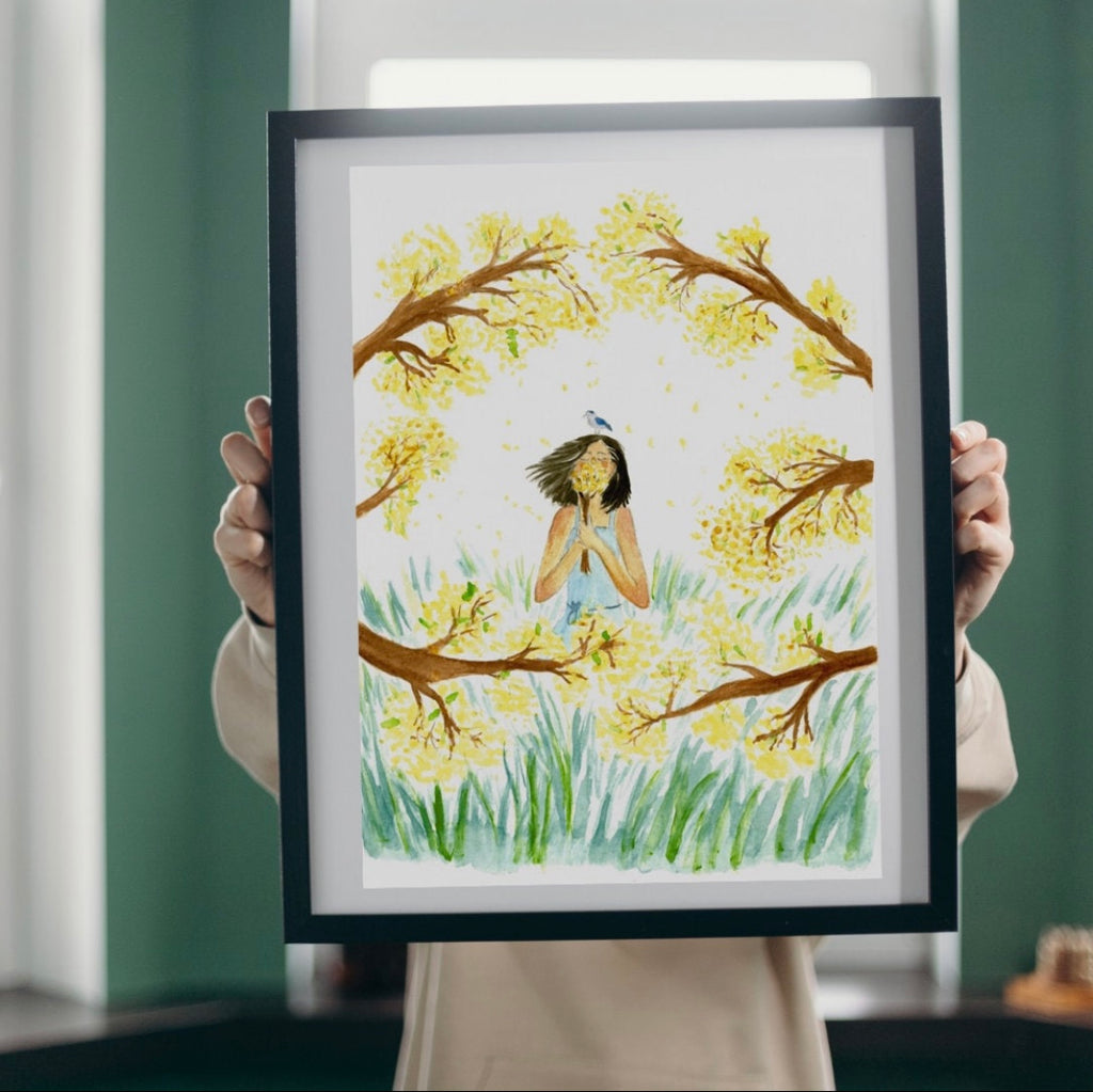 Golden Peace art print