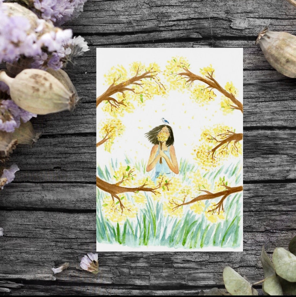 Golden Peace art print