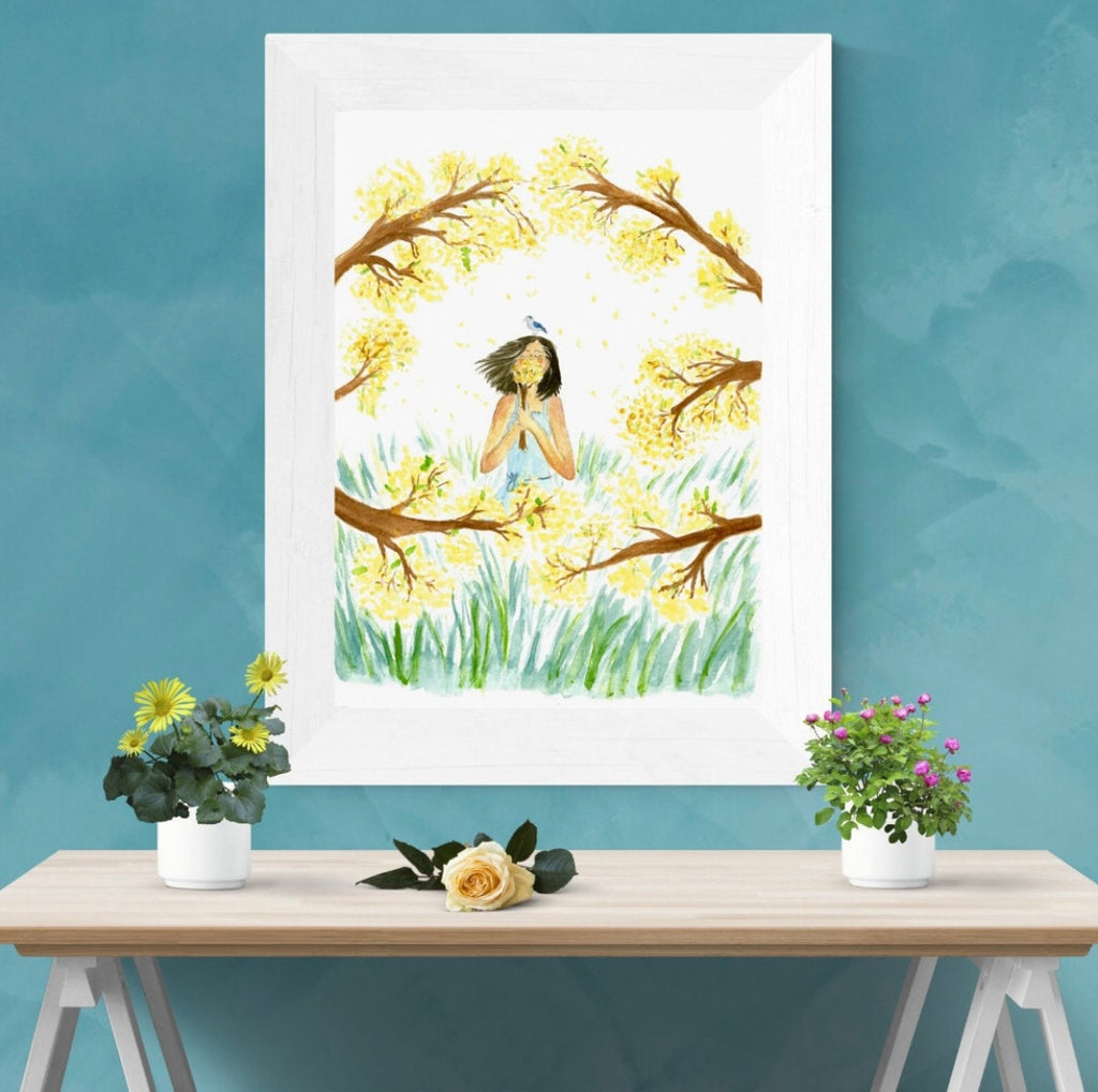 Golden Peace art print
