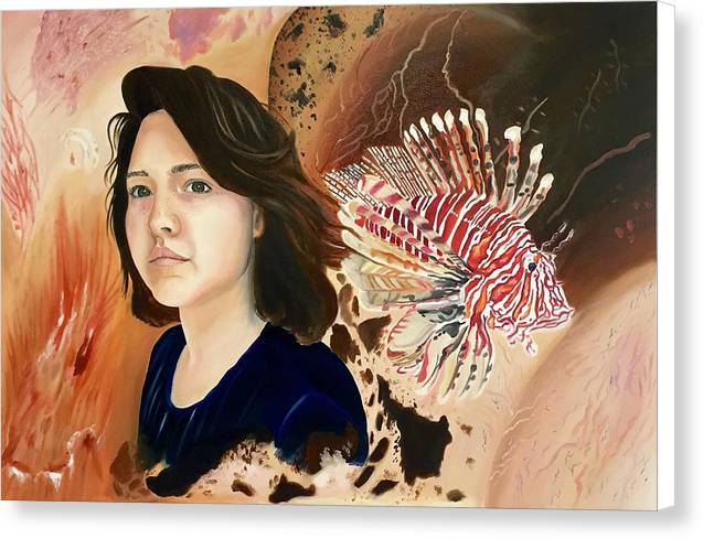 Lionfish scars - Canvas Print