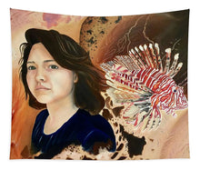 Load image into Gallery viewer, Lionfish scars - Tapestry
