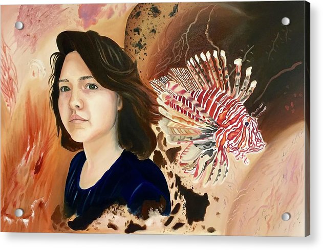 Lionfish scars - Acrylic Print