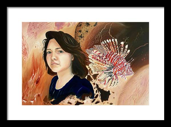 Lionfish scars - Framed Print