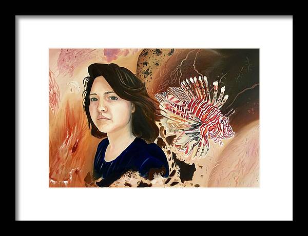 Lionfish scars - Framed Print