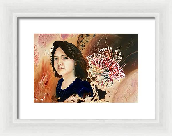 Lionfish scars - Framed Print