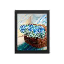 Load image into Gallery viewer, Hydrangea basket art print
