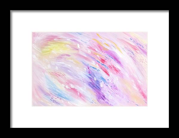 Pink Abstract Passion - Framed Print