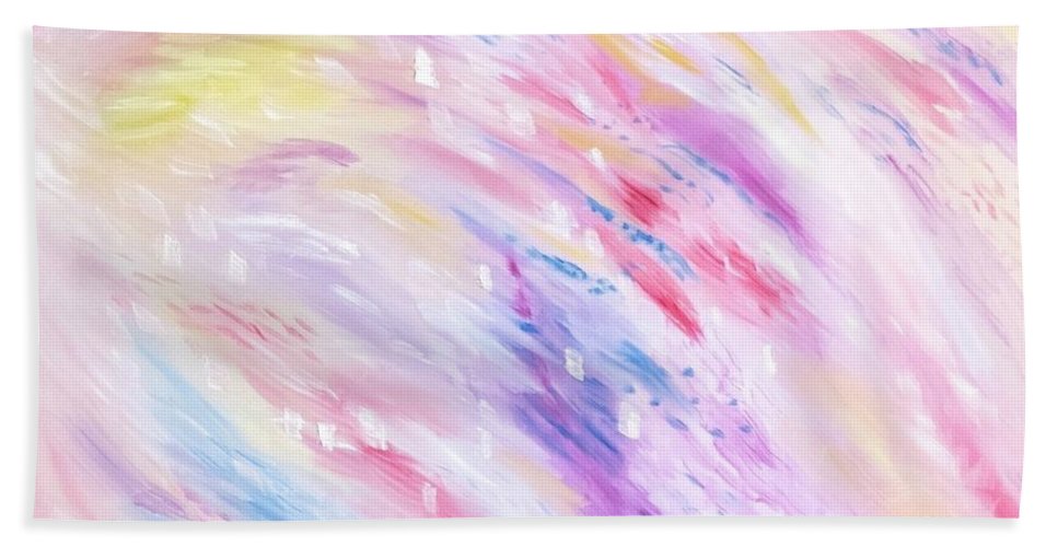 Pink Abstract Passion - Beach Towel