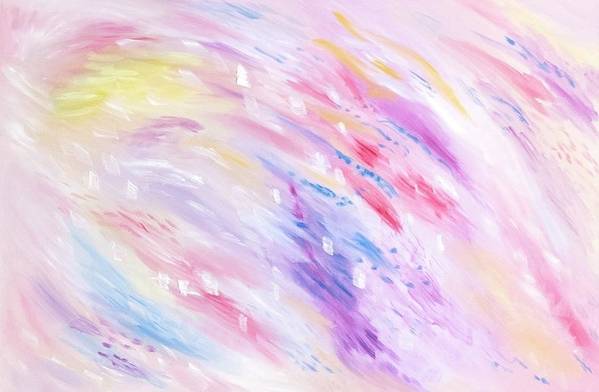 Pink Abstract Passion - Art Print