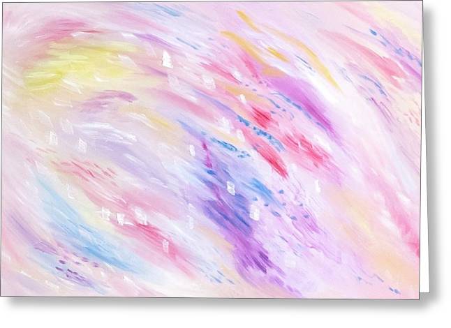 Pink Abstract Passion - Greeting Card