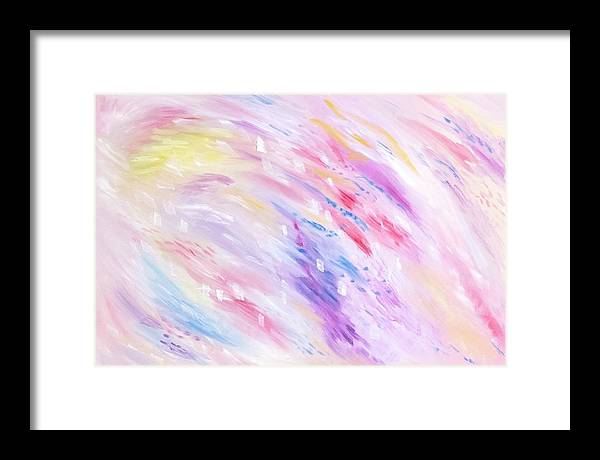 Pink Abstract Passion - Framed Print